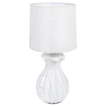 Small Cream White Ceramic Table Lamp