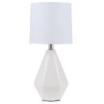 White Ceramic Table Lamp for Bedroom