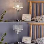 K9 Ball Crystal Table Lamp with USB Ports