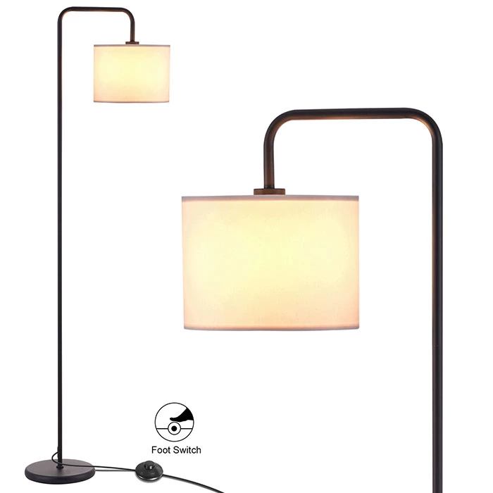 Modern Standing Lamp with Hanging Lamp Shade