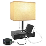 Modern Table Lamp with Phone Stand