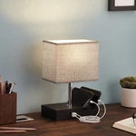 Multifunctional Touch Control Stepless MDF Table Lamp