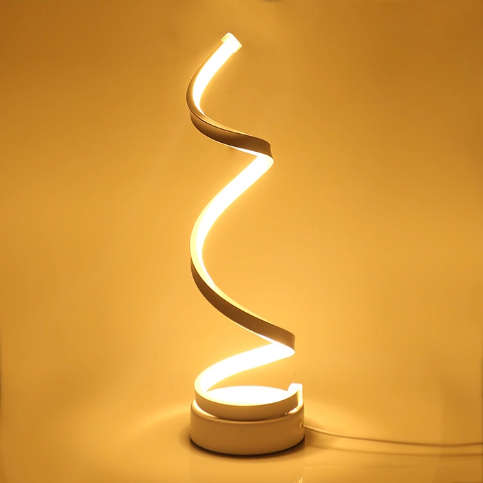 3-Way Dimmable Spiral LED Table Lamp