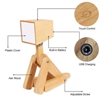 Adjustable Wooden Dog Shaped Lamp