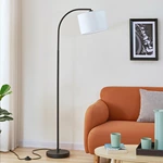 Arc Floor Lamp Adjustable Standing Lamp with TC Cloth Lampshade