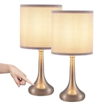 Small Touch Bedside Lamp Nightstand Lamp for Bedroom Set of 2