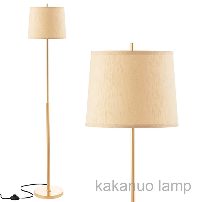 Simple Design Gold Floor Lamp with Rotary Switch