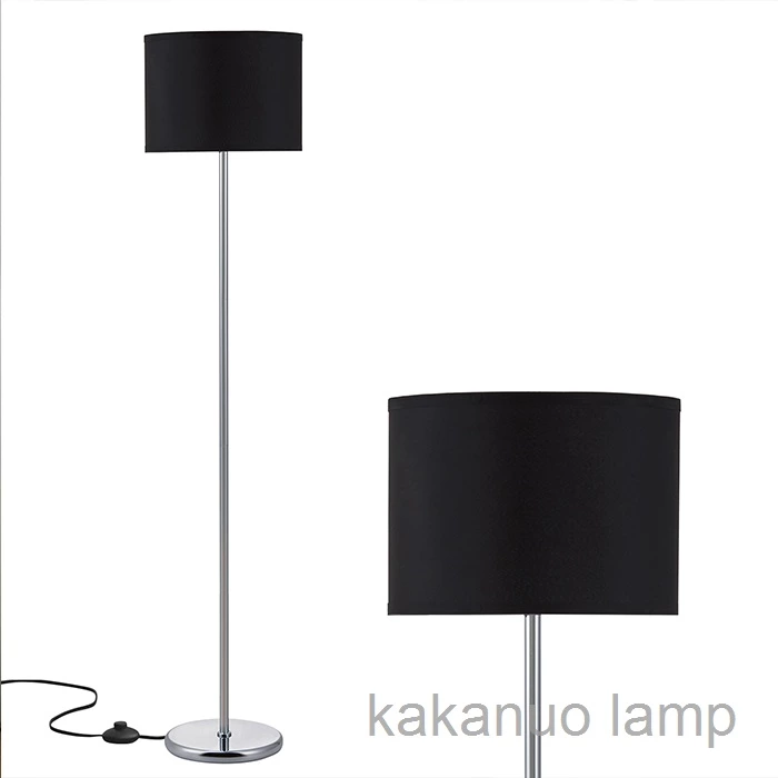 Black Standing Lamp Tall Floor Lamp for Living Room