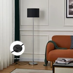 Black Standing Lamp Tall Floor Lamp for Living Room