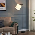 Arc Adjustable floor lamp with 2 lampshades