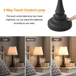 Touch Control Roman Column Shape Table Lamp