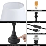 Touch Control Roman Column Shape Table Lamp